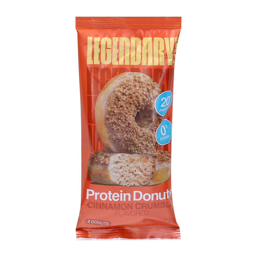 Legendary Foods Protein Donut Cinnamon Crumble, 2 ct
