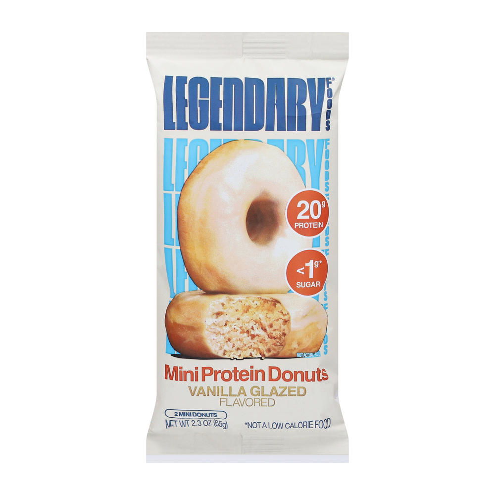 Legendary Foods Protein Donut Vanilla Glaze, 2 ct