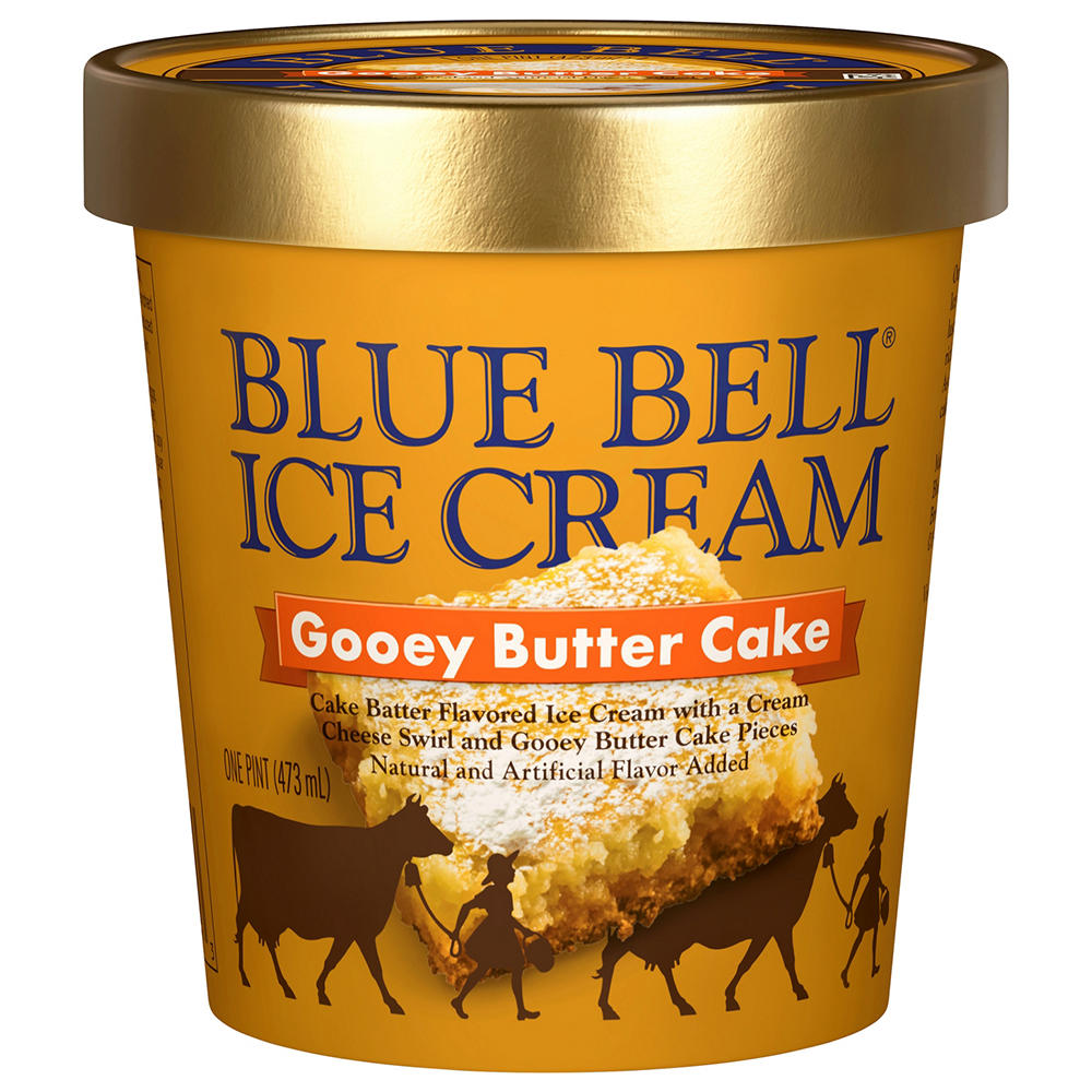 Blue Bell Gooey Butter Cake Ice Cream, 1 pt