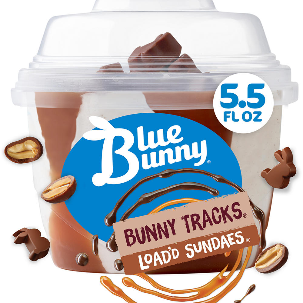 Blue Bunny Bunny Tracks Load'd Sundae, 5.5 oz