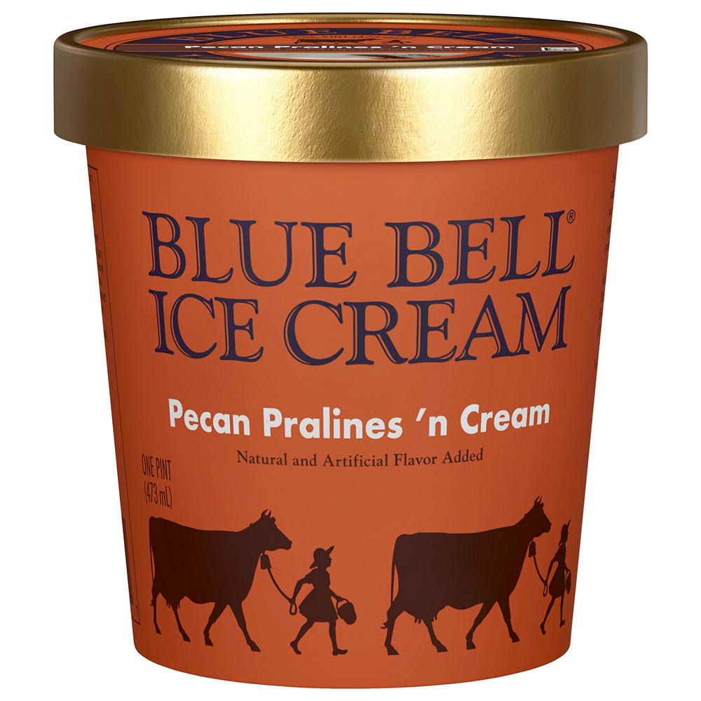 Blue Bell Pecan Pralines 'n Cream Ice Cream, 1 pt