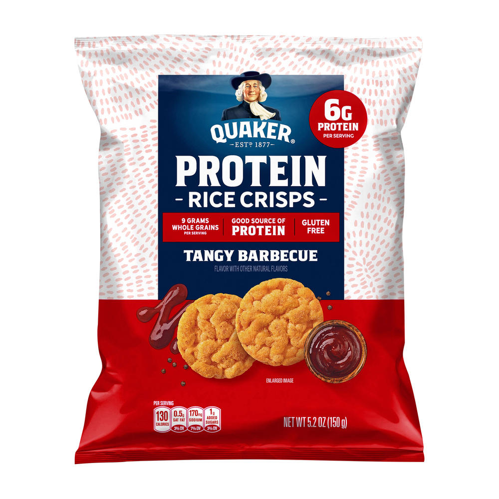 Quaker Tangy Barbecue 6g Protein Rice Crisps, 5.2 oz