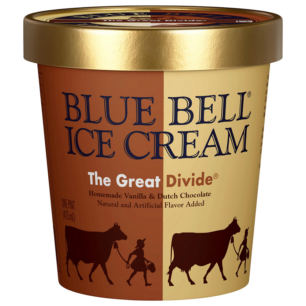 Blue Bell The Great Divide Ice Cream, 1 pt
