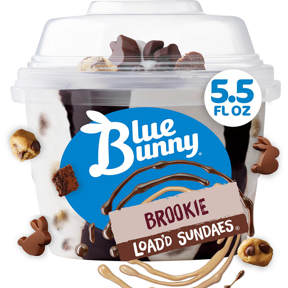Blue Bunny Brookie Load'd Sundae, 5.5 oz
