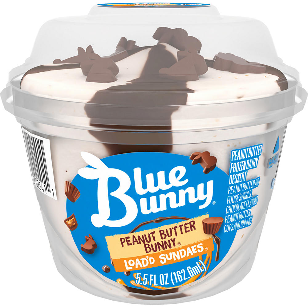 Blue Bunny Peanut Butter Bunny Load'd Sundae, 5.5 oz