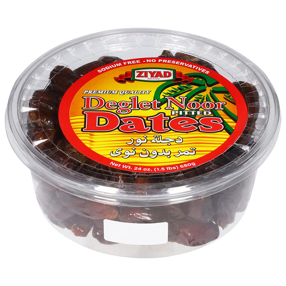Ziyad Deglet Noor Pitted Dates, 24 oz