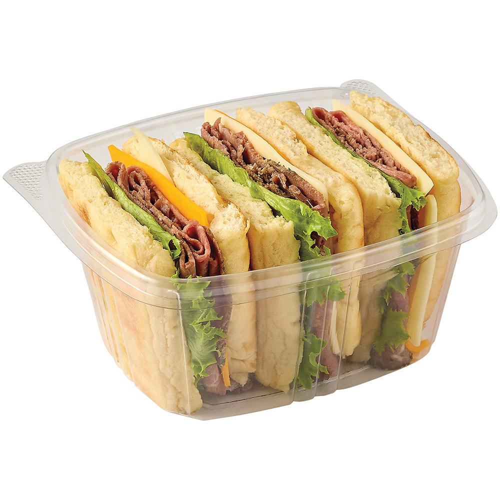 Meal Simple by H-E-B Roast Beef Ciabatta Sliders