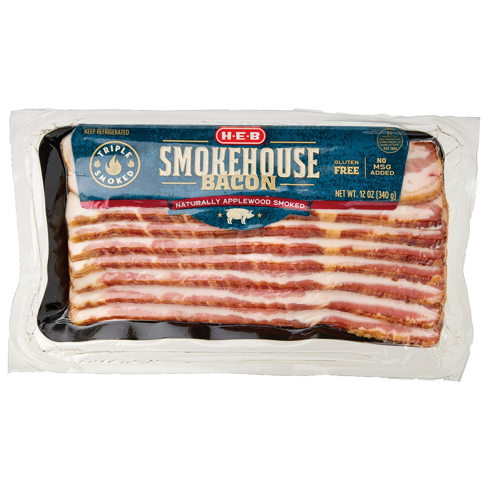 H-E-B Smokehouse Bacon, 12 oz