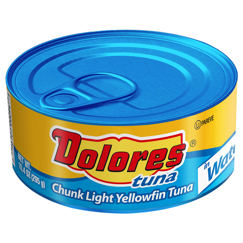 Dolores Chunk Light Yellowfin Tuna in Water, 10.4 oz