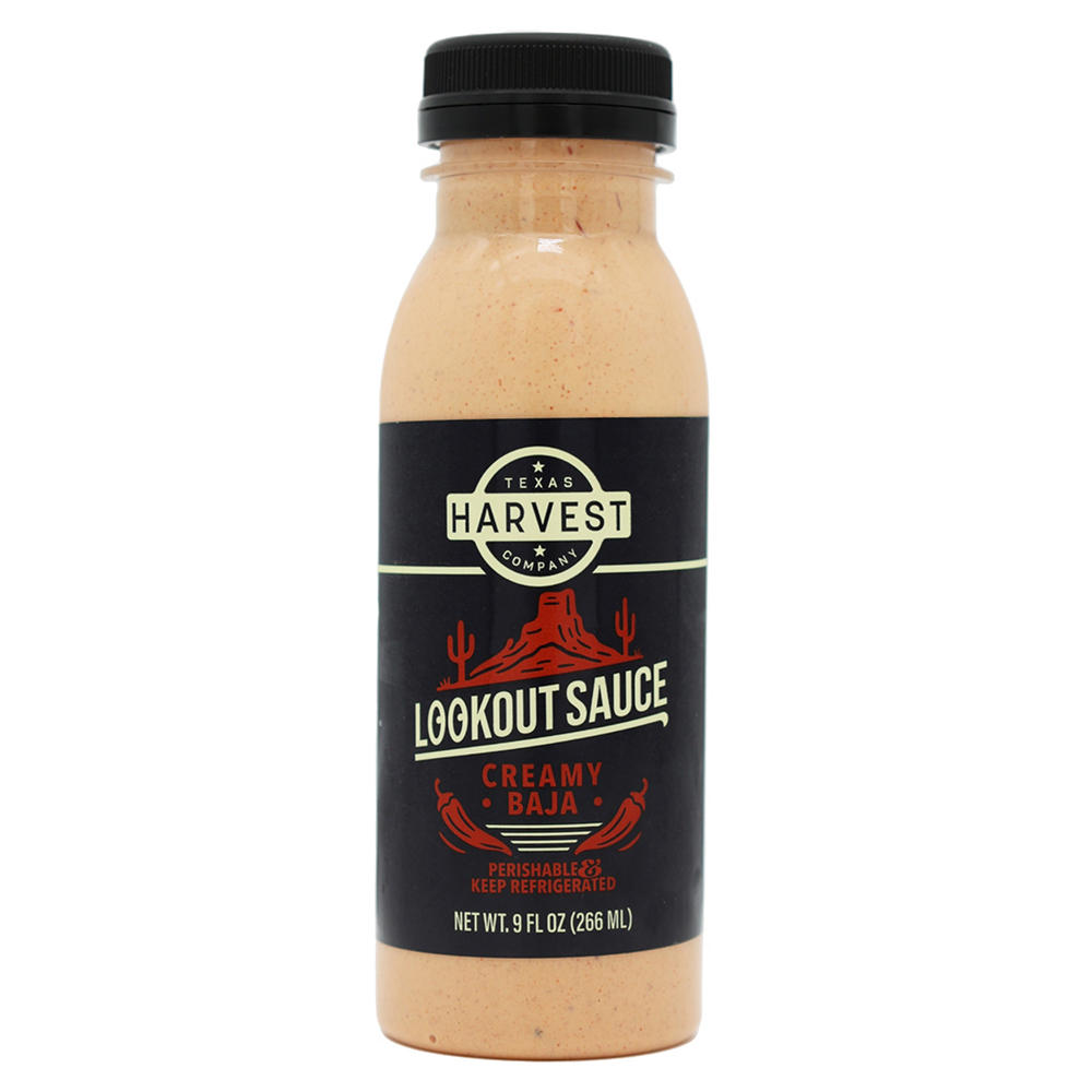 Texas Harvest Lookout Sauce - Creamy Baja (Sold Cold), 9 fl oz