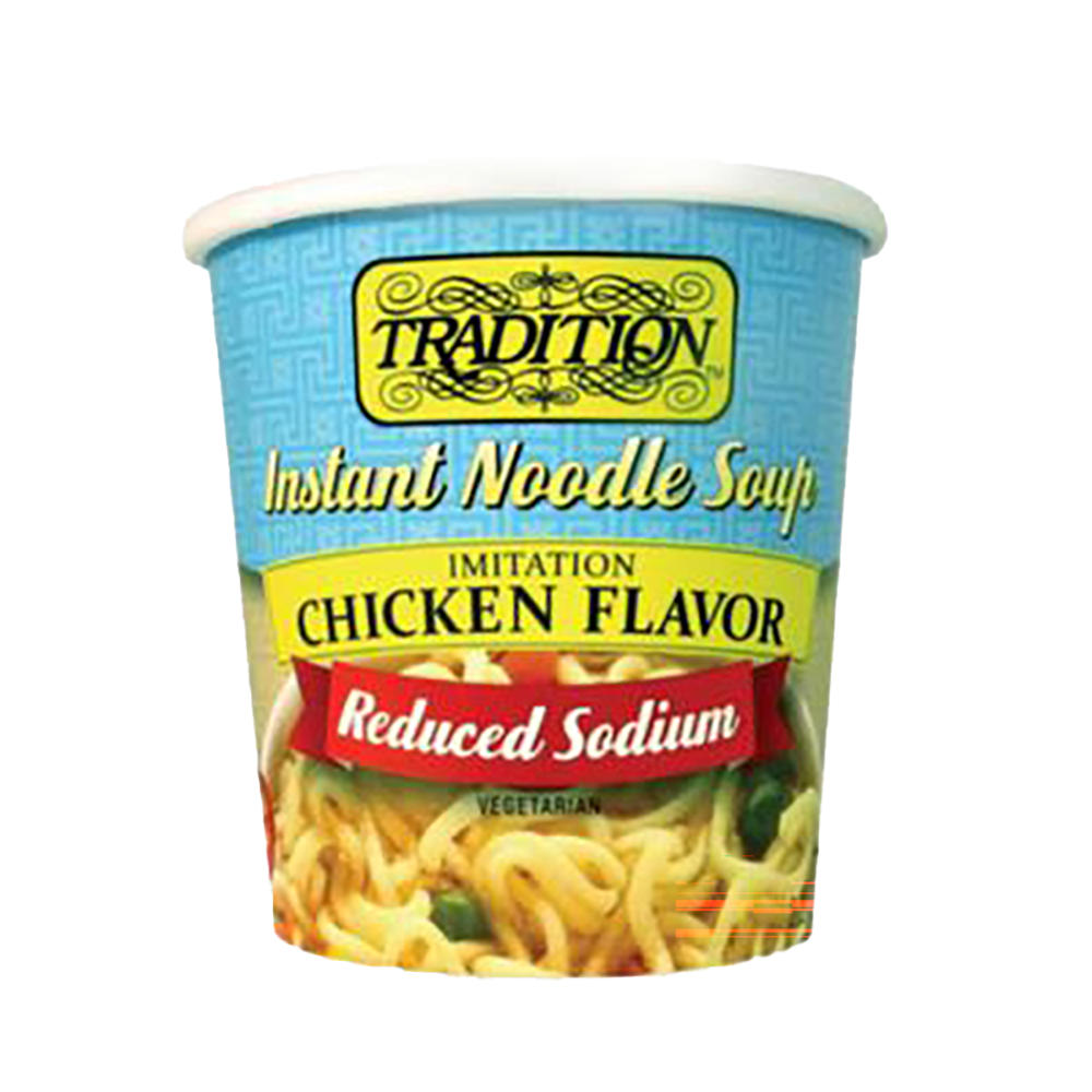Tradition Kosher Reduced Sodium Chicken Flavor Instant Noodle Soup, 2.29 oz
