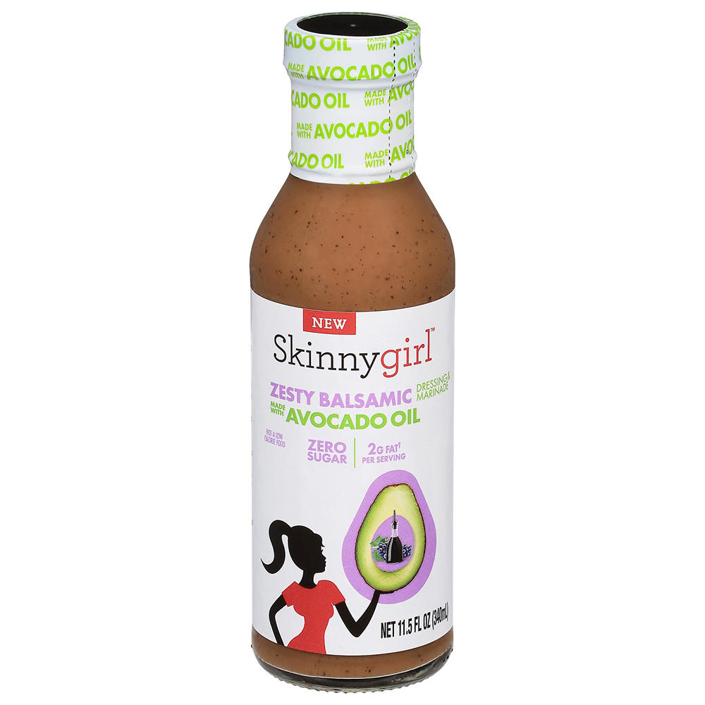 Skinnygirl Zesty Balsamic with Avocado Oil Dressing, 11.5 oz