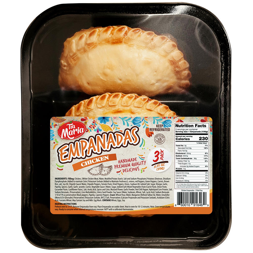 Tia Maria Chicken Empanadas, 3 ct