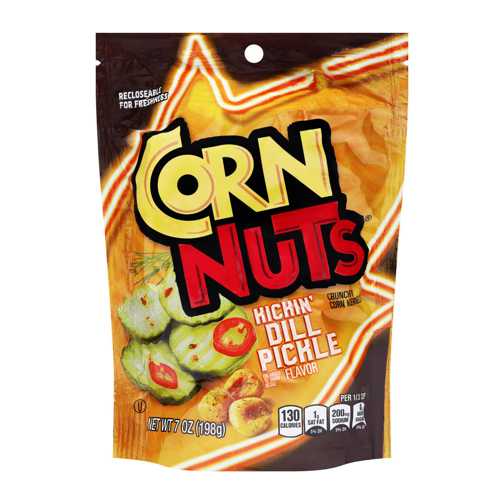 Corn Nuts Crunchy Corn Kernels - Kickin' Dill Pickle, 7 oz