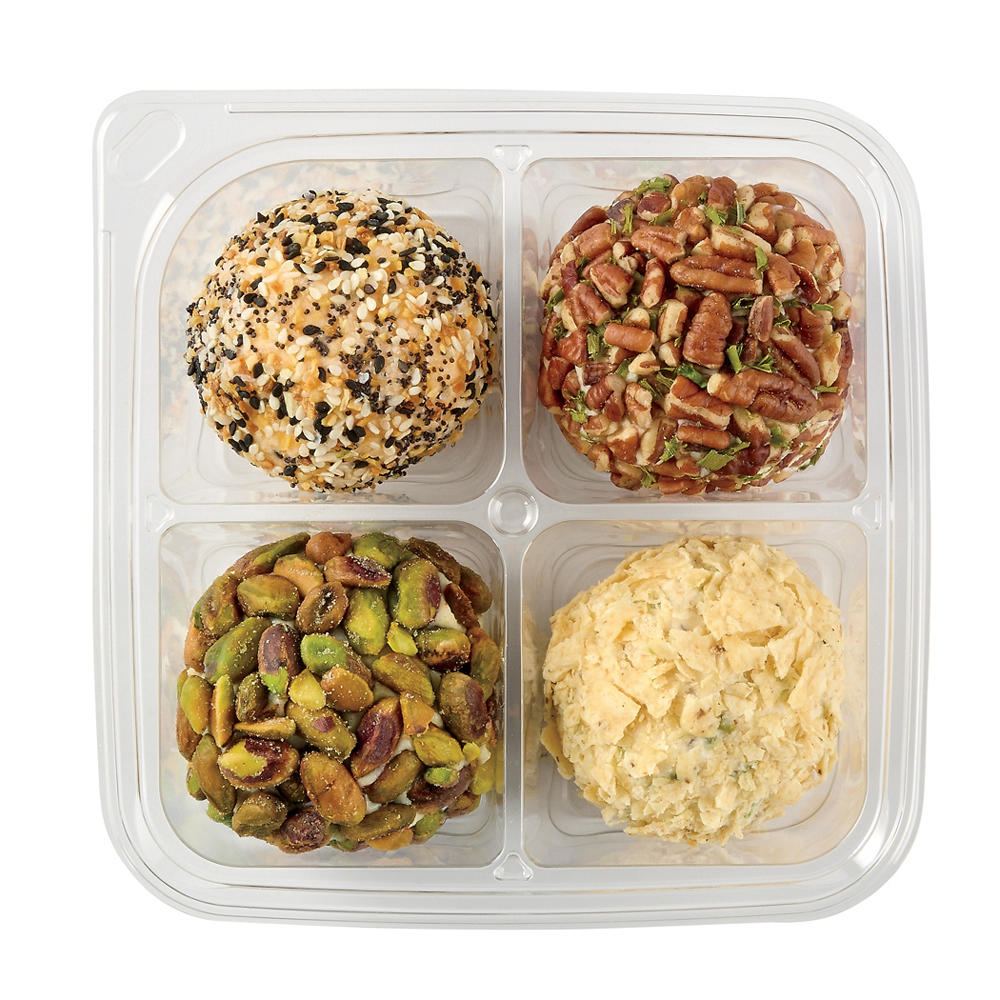 H-E-B Deli Variety Cheese Ball Snack Tray, Avg. 0.9 lb