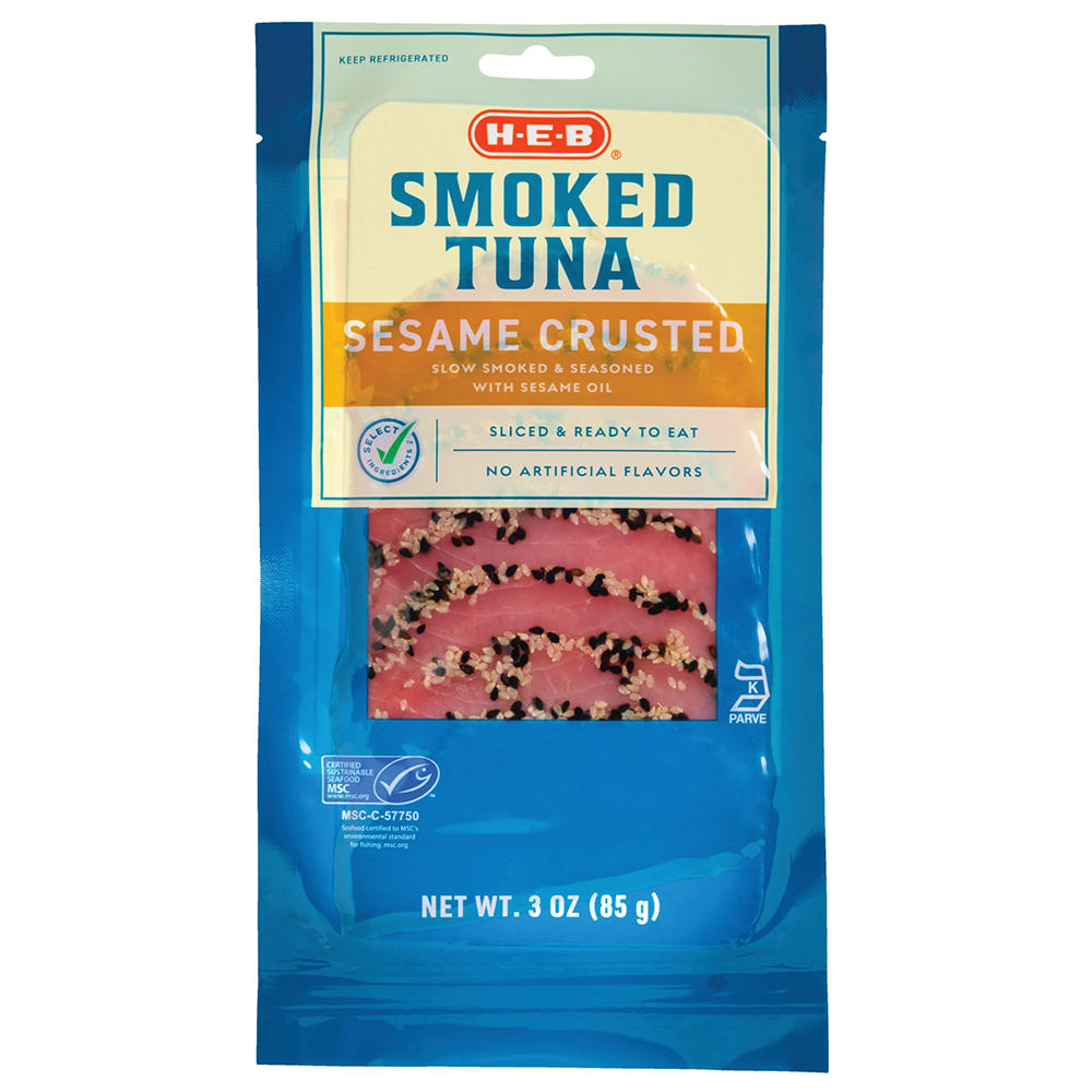 H-E-B Smoked Sesame Crusted Tuna, 3 oz