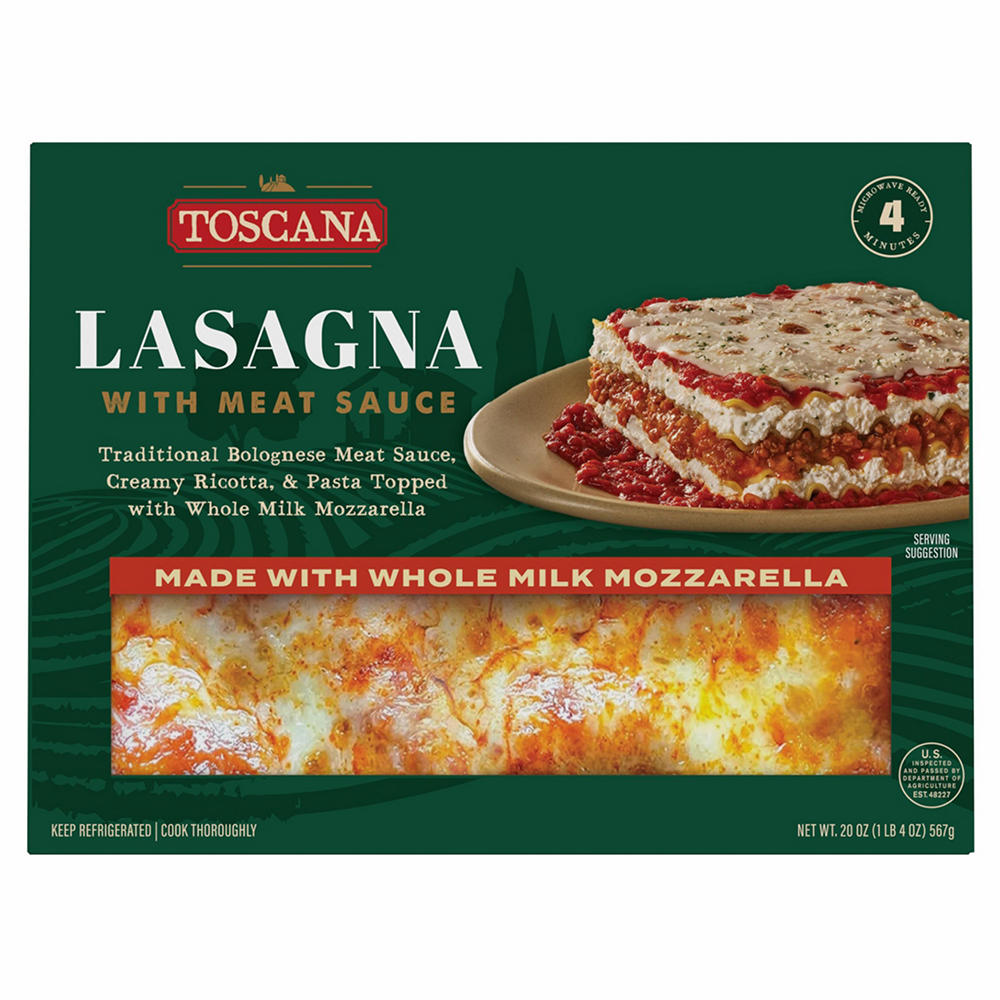Toscana Lasagna Pasta with Meat Sauce, 20 oz