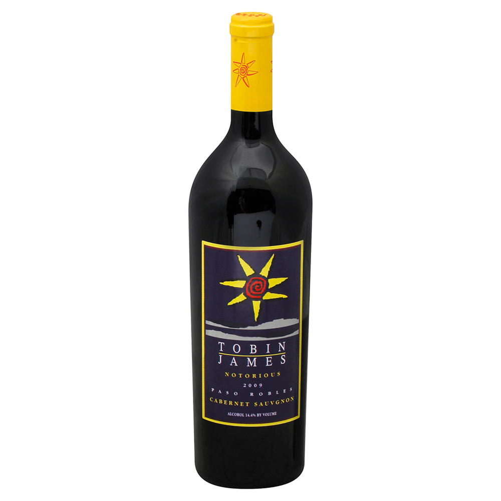 Tobin James Notorious Cabernet Sauvignon Red Wine, 750 mL