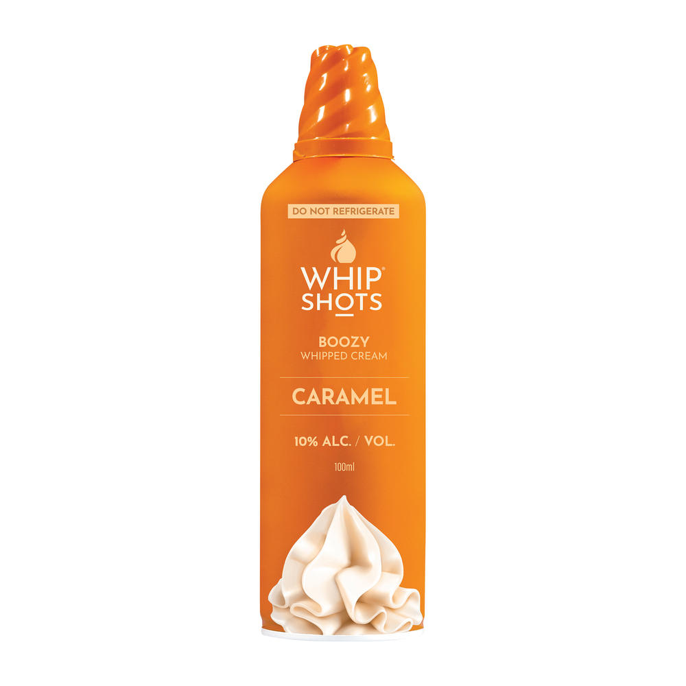Whip Shots Caramel Boozy Whipped Cream, 100 mL