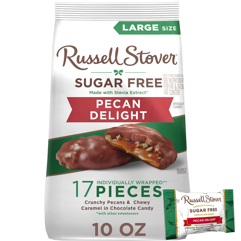 Russell Stover Sugar Free Pecan Delights, 17 pc, 10 oz