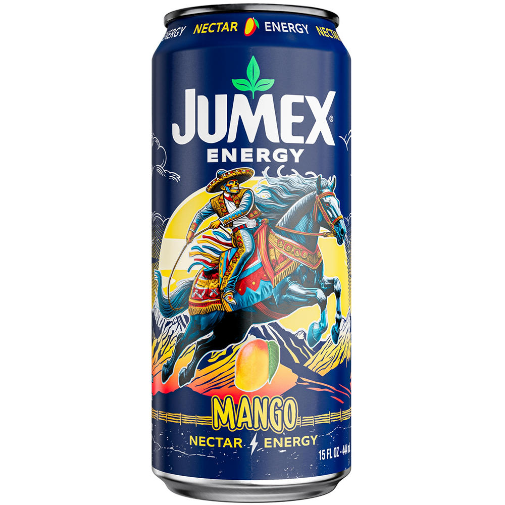 Jumex Energy Mango Nectar Energy Drink, 15 oz