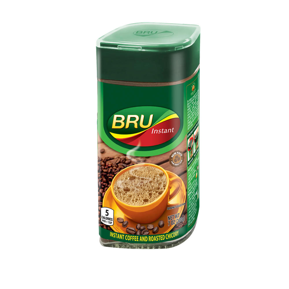Bru Instant Coffee & Roasted Chicory, 7 oz