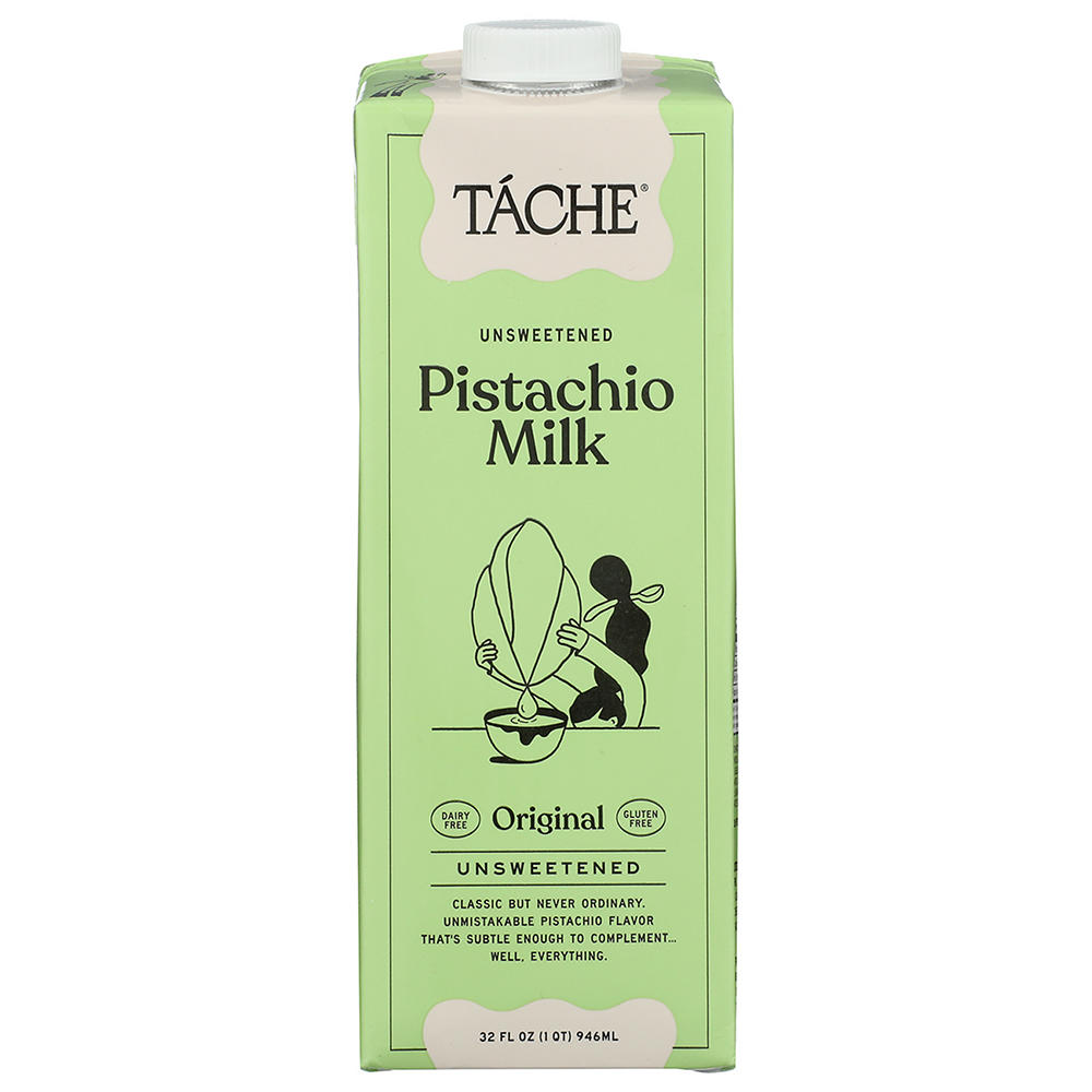 Tache Dairy Free Unsweetened Pistachio Milk - Original, 32 oz