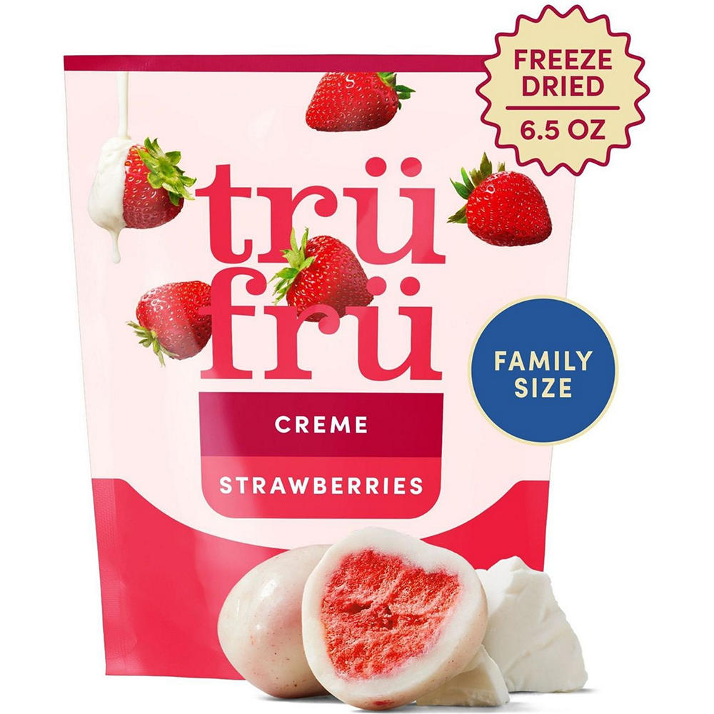 Tru Fru Freeze Dried Strawberries & Crreme, 6.5 oz