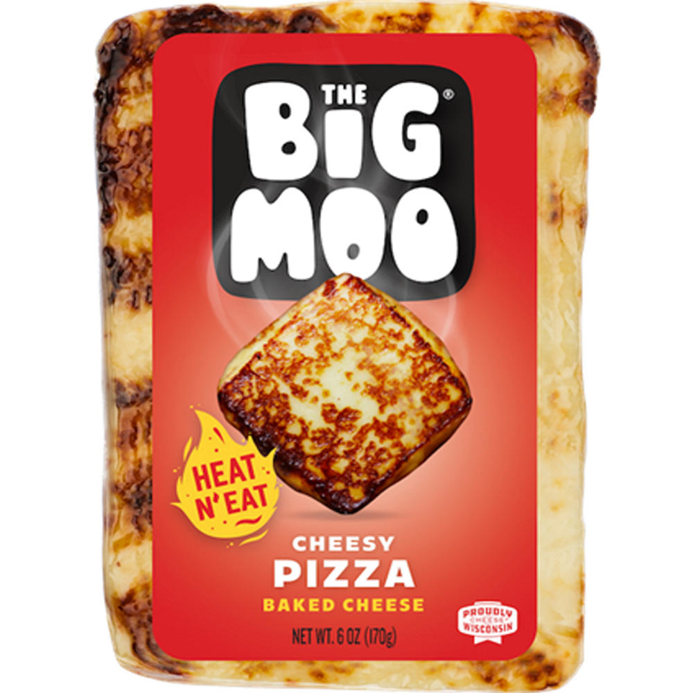 The Big Moo Baked Cheese - Cheesy Pizza, 6 oz