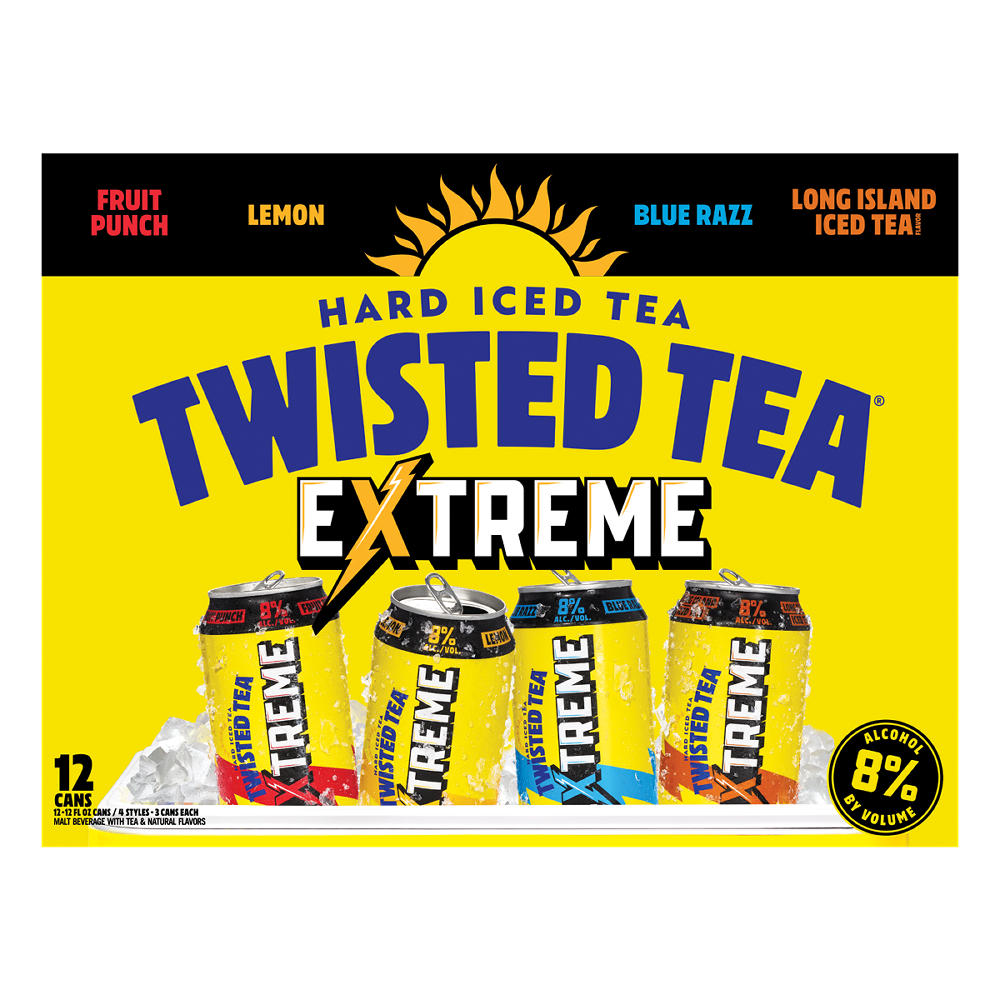 Twisted Tea Extreme Variety Pack 12 pk Cans, 12 oz