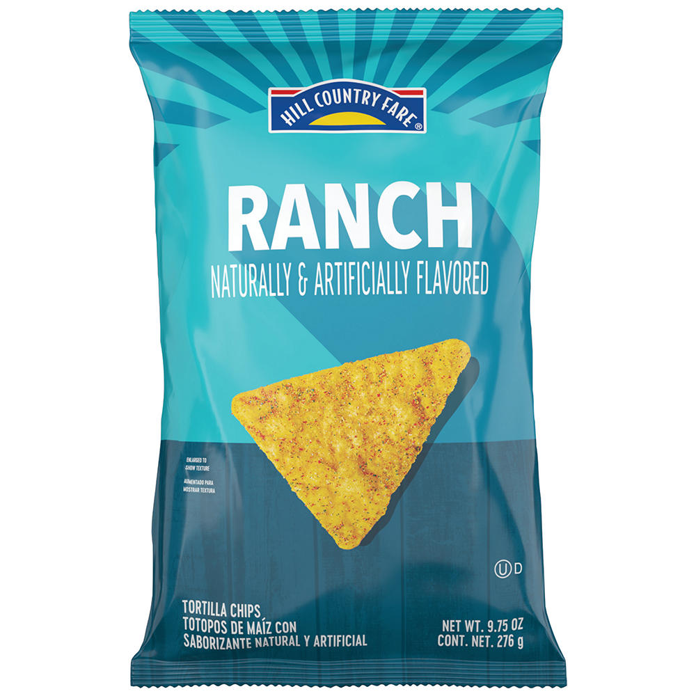 Hill Country Fare Ranch Tortilla Chips, 9.75 oz