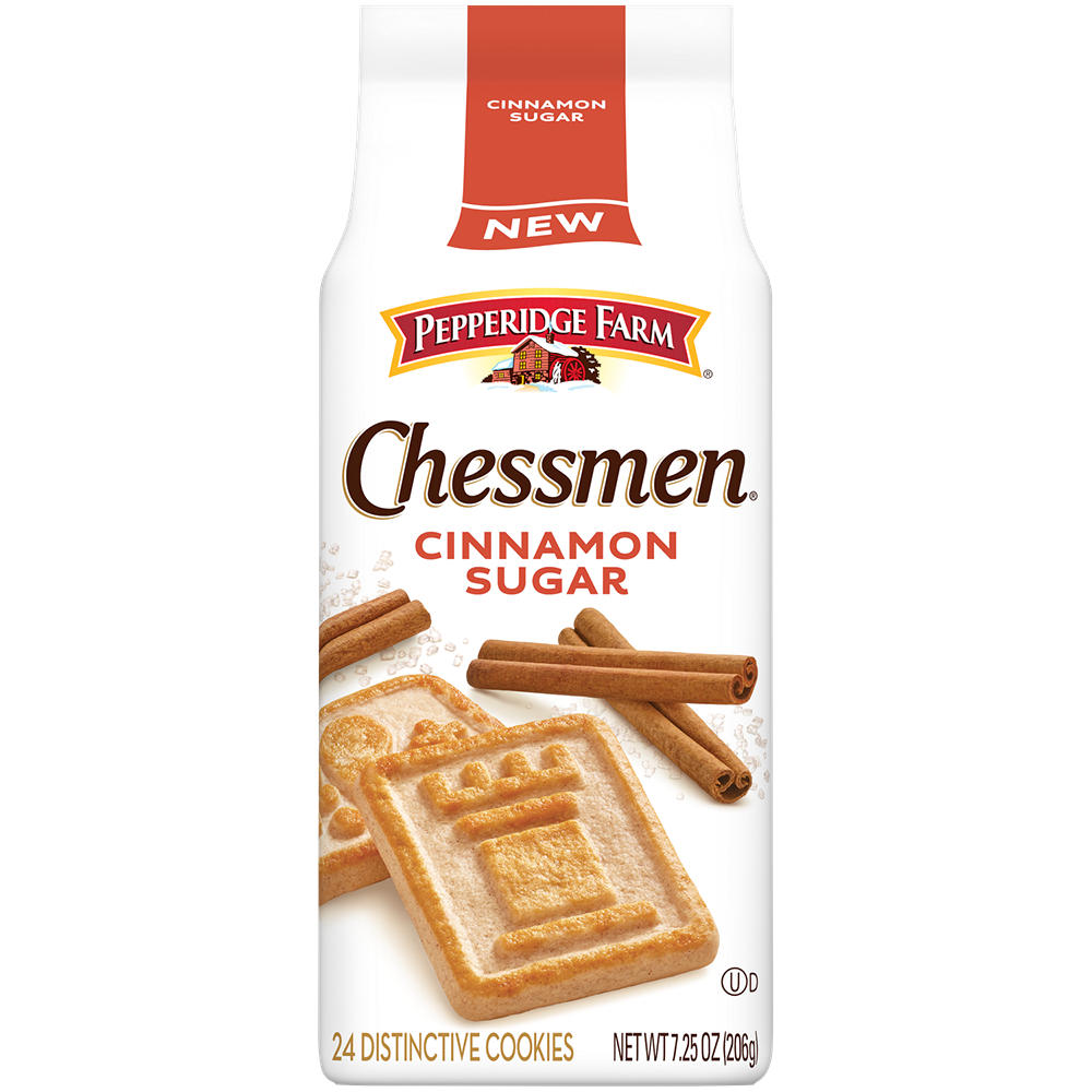 Pepperidge Farm Chessmen Cinnamon Sugar Cookies, 7.25 oz