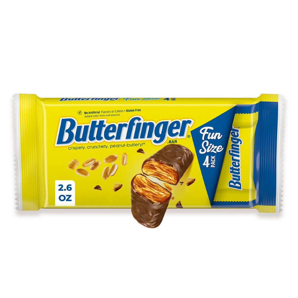 Butterfinger Fun Size Candy Bars, 4 pk, 2.6 oz