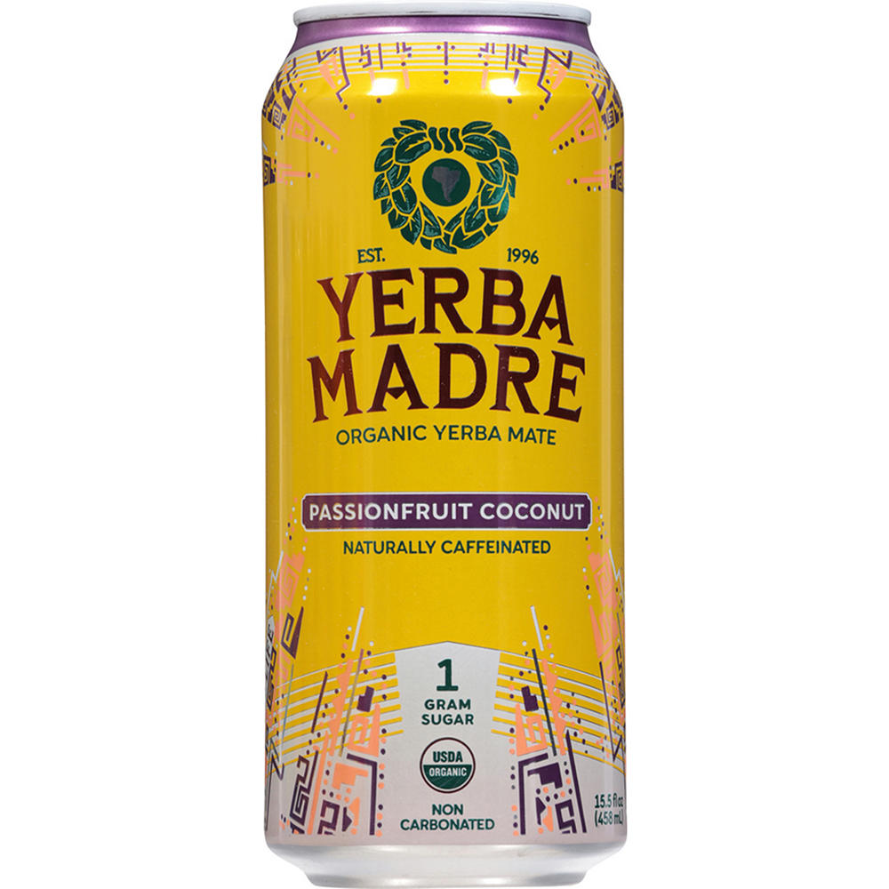 Yerba Madre Organic Yerba Mate - Passionfruit Coconut, 15.5 oz