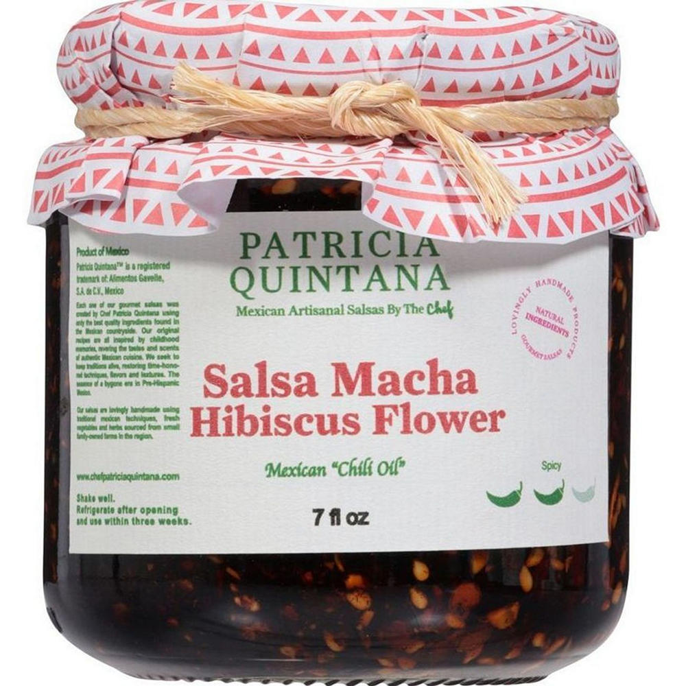 Patricia Quintana Salsa Macha Hibiscus Flower Chili Oil, 7 oz
