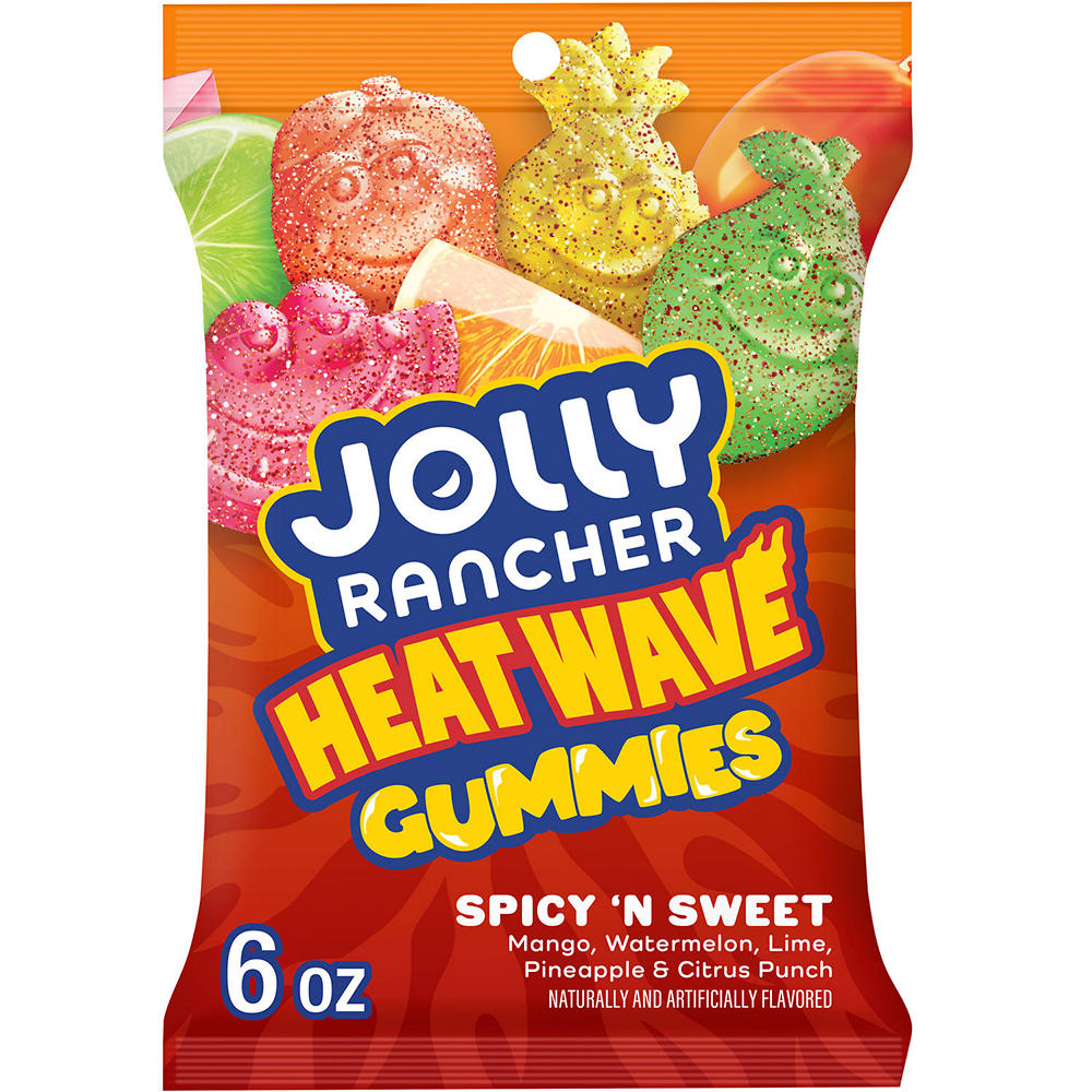 Jolly Rancher Heat Wave Gummies Spicy 'N Sweet Candy, 6 oz