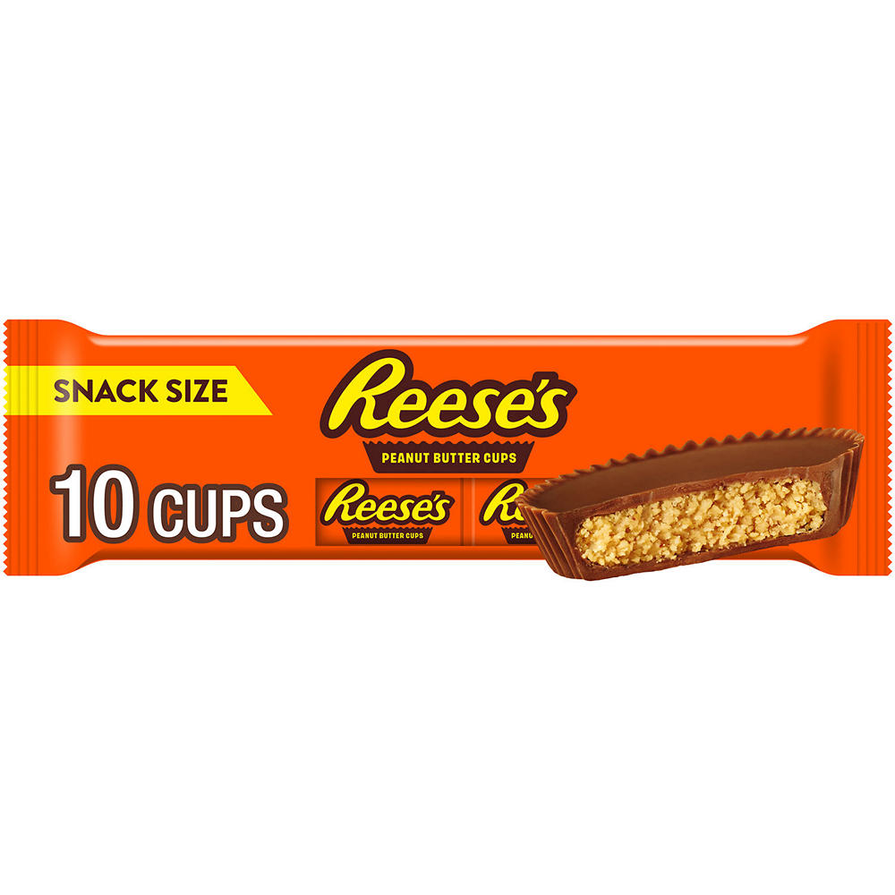 Reese's Milk Chocolate Snack Size Peanut Butter Cups - Snack Size, 10 pk