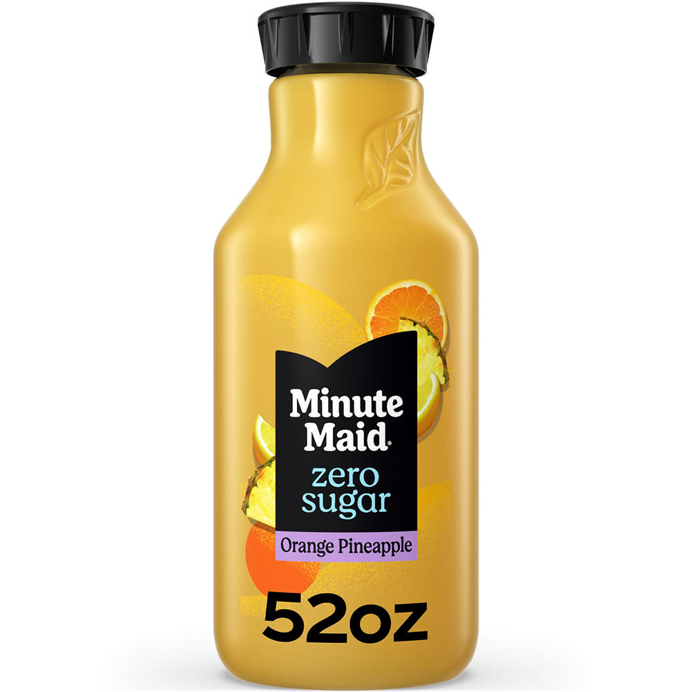 Minute Maid Zero Sugar Orange Pineapple Juice Drink, 52 oz