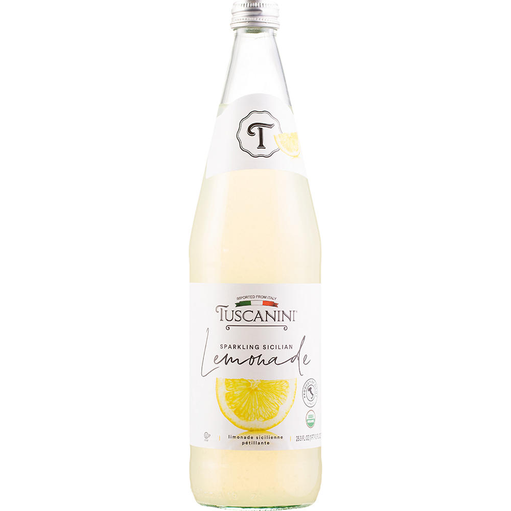 Tuscanini Kosher Organic Sparkling Sicilian Lemonade, 25.3 oz