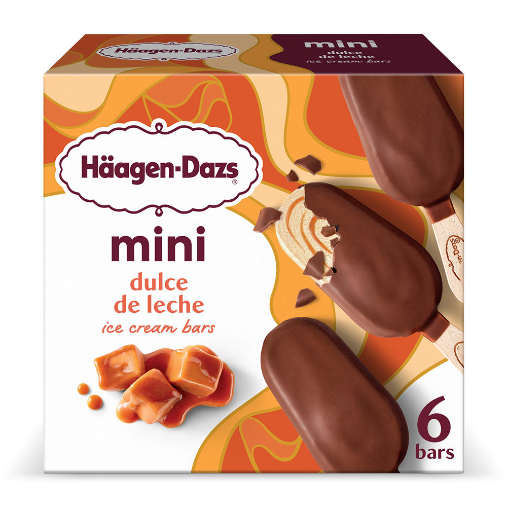 Häagen-Dazs Mini Dulce de Leche Mini Ice Cream Bars, 6 ct