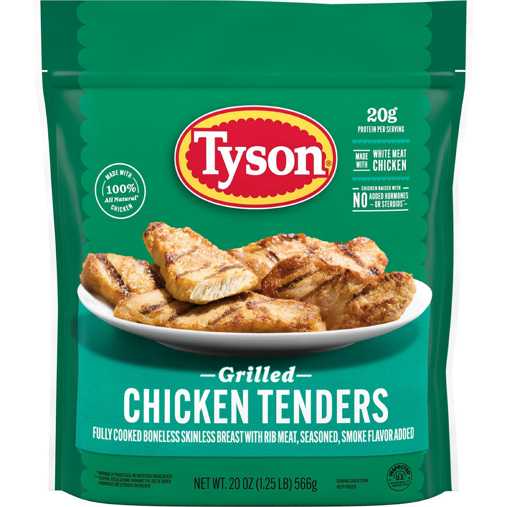 Tyson Fully Cooked Grilled Chicken Tenders, 20 oz