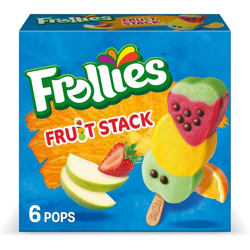 Frollies Fruit Stack Fruity Ice Pops, 6 ct