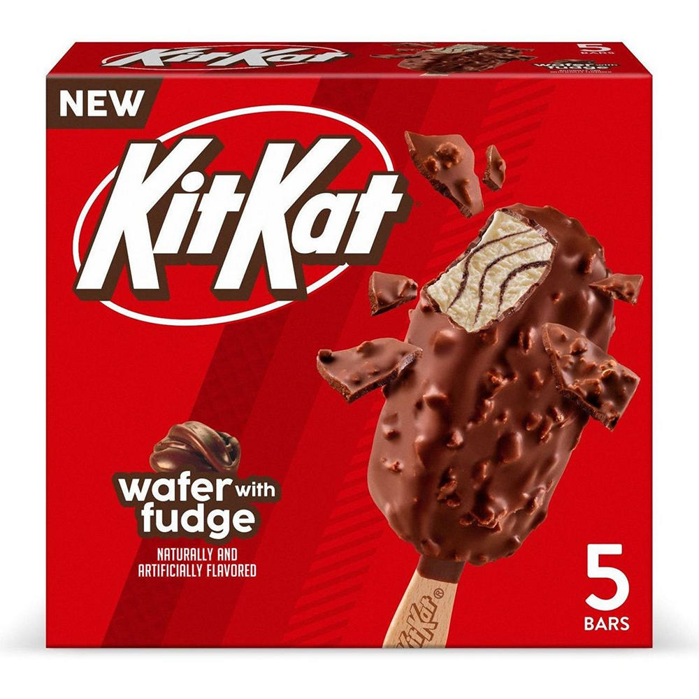 Kit Kat Wafer with Fudge Dairy Dessert Bars, 5 ct