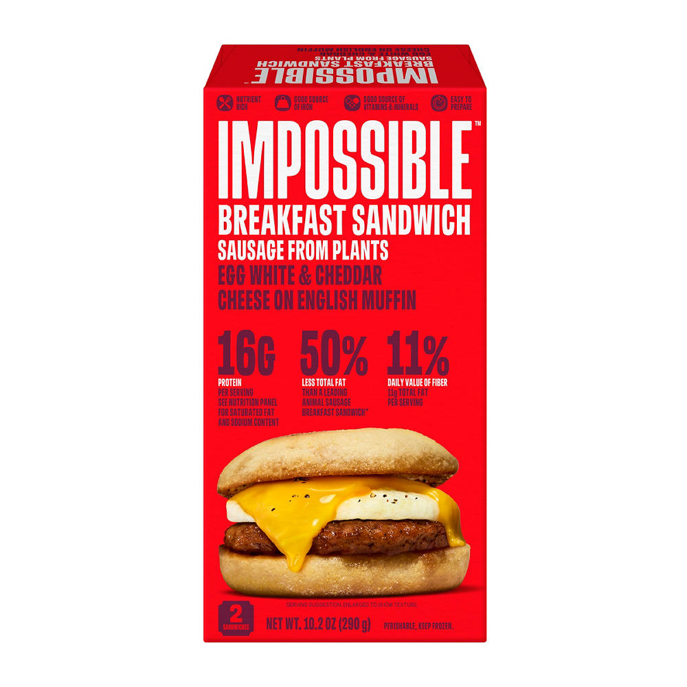Impossible Breakfast Sandwich, 2 ct