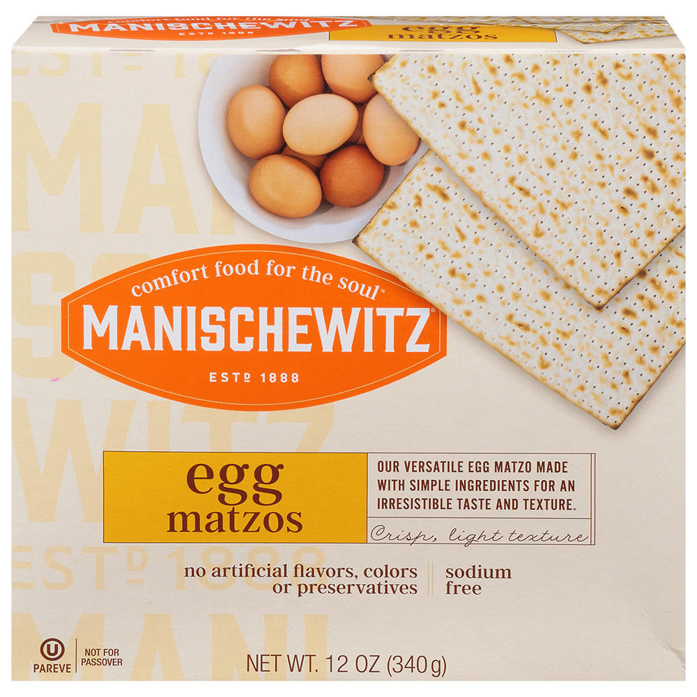 Manischewitz Kosher Egg Matzos, 12 oz