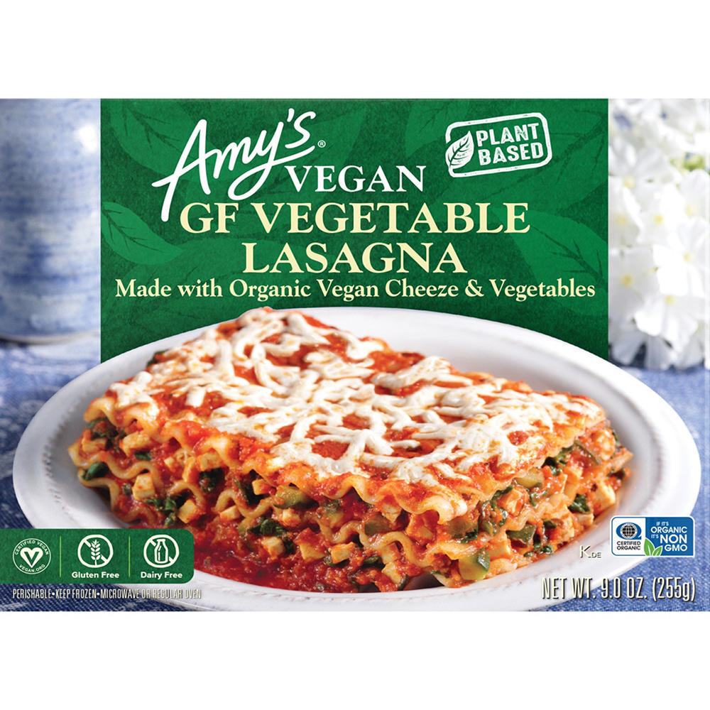 Amy's Vegan Gluten Free Vegetable Lasagna, 9 oz
