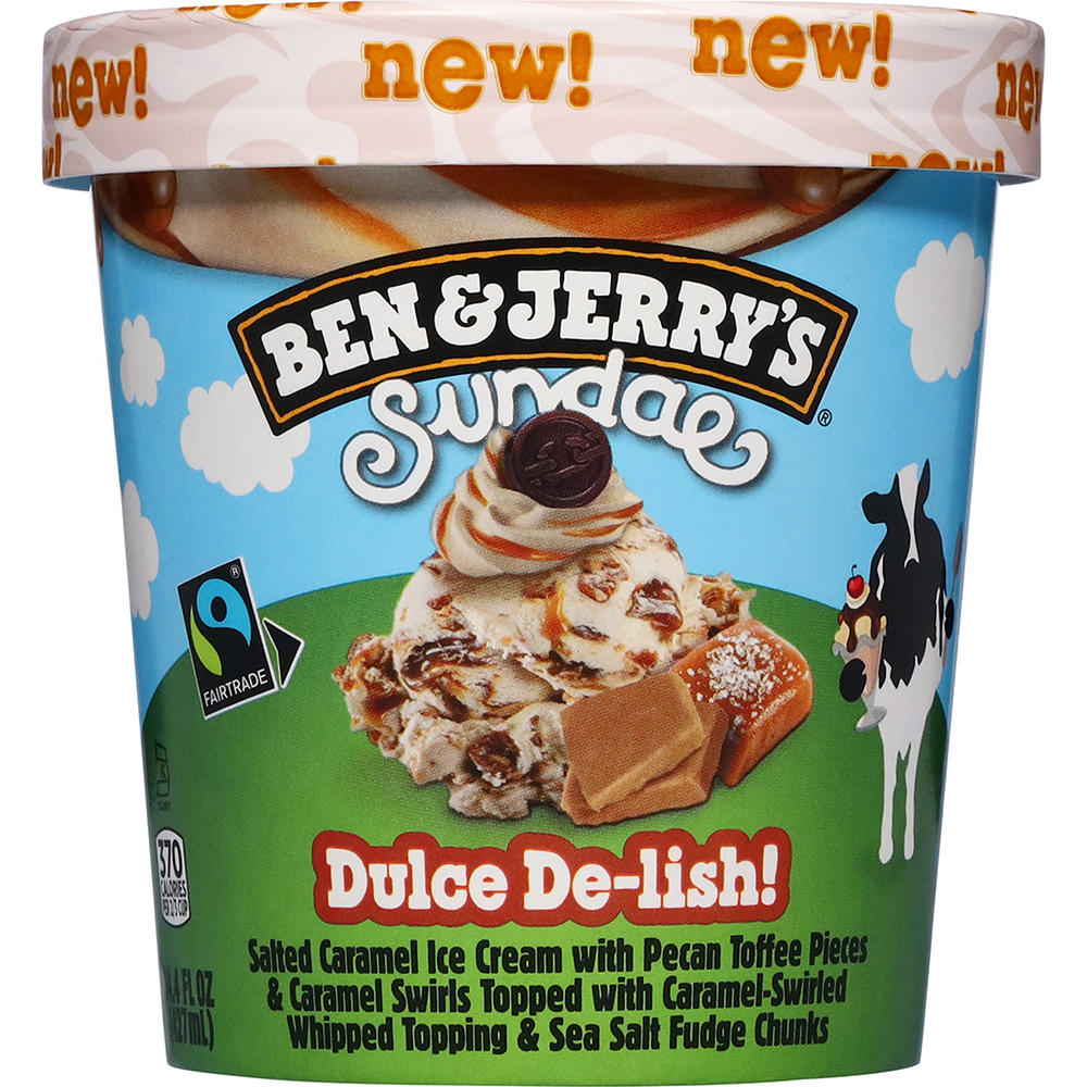 Ben & Jerry's Sundae Dulce De-Lish! Ice Cream, 14.4 oz