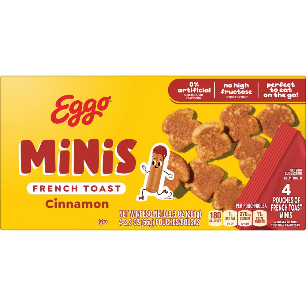 Eggo Minis French Toast Pouches - Cinnamon, 4 ct