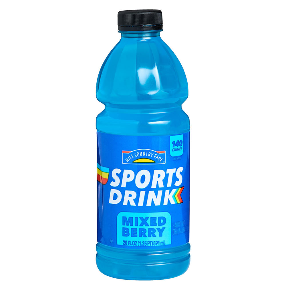 Hill Country Fare Mixed Berry Sports Drink, 20 oz