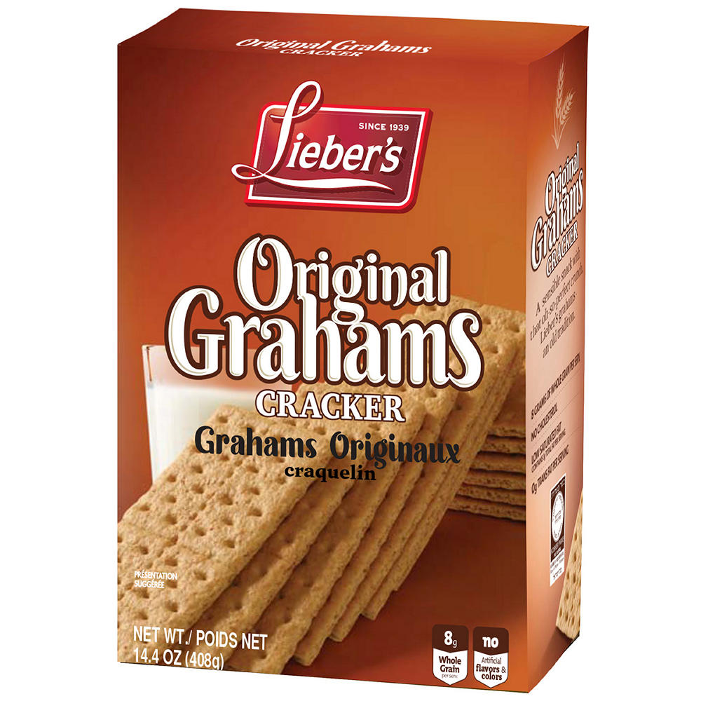 Lieber's Kosher Original Grahams, 14.4 oz